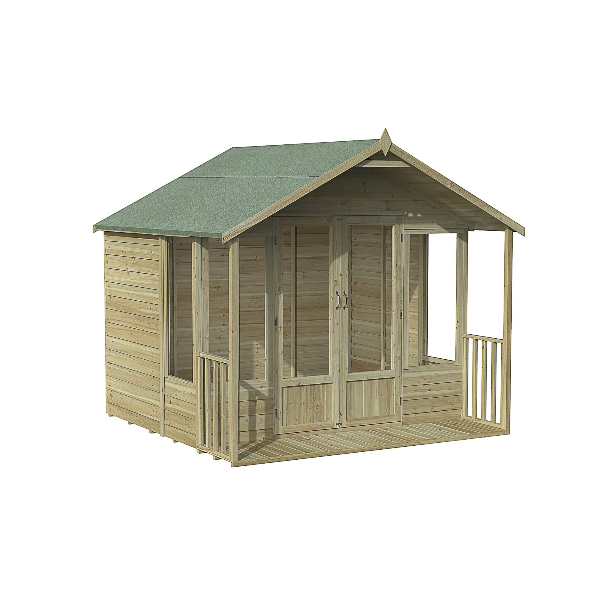 Oakley Apex Summerhouse - No Installation / 8x8 Price Comparisons | Compare The Build