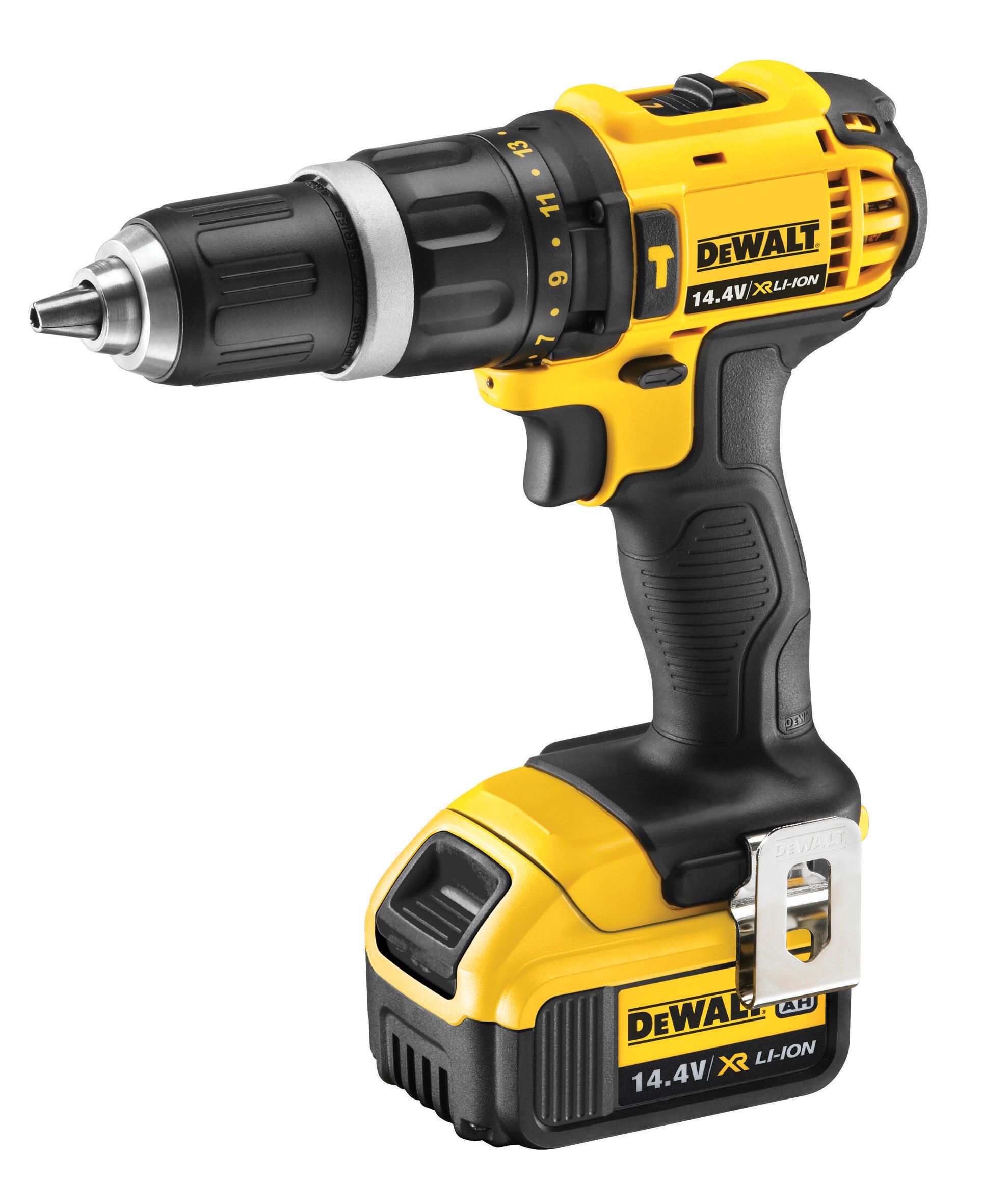 Dewalt Cordless 14.4V 4Ah Li-Ion Combi Drill 2 Batteries | Compare The Build