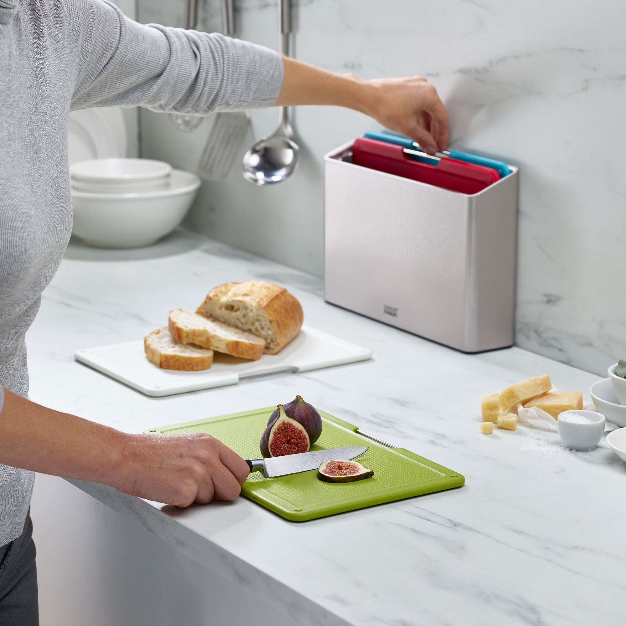 Joseph Joseph Folio Set of 4 Chopping Boards with Storage Case Silver Price Comparisons | Compare The Build