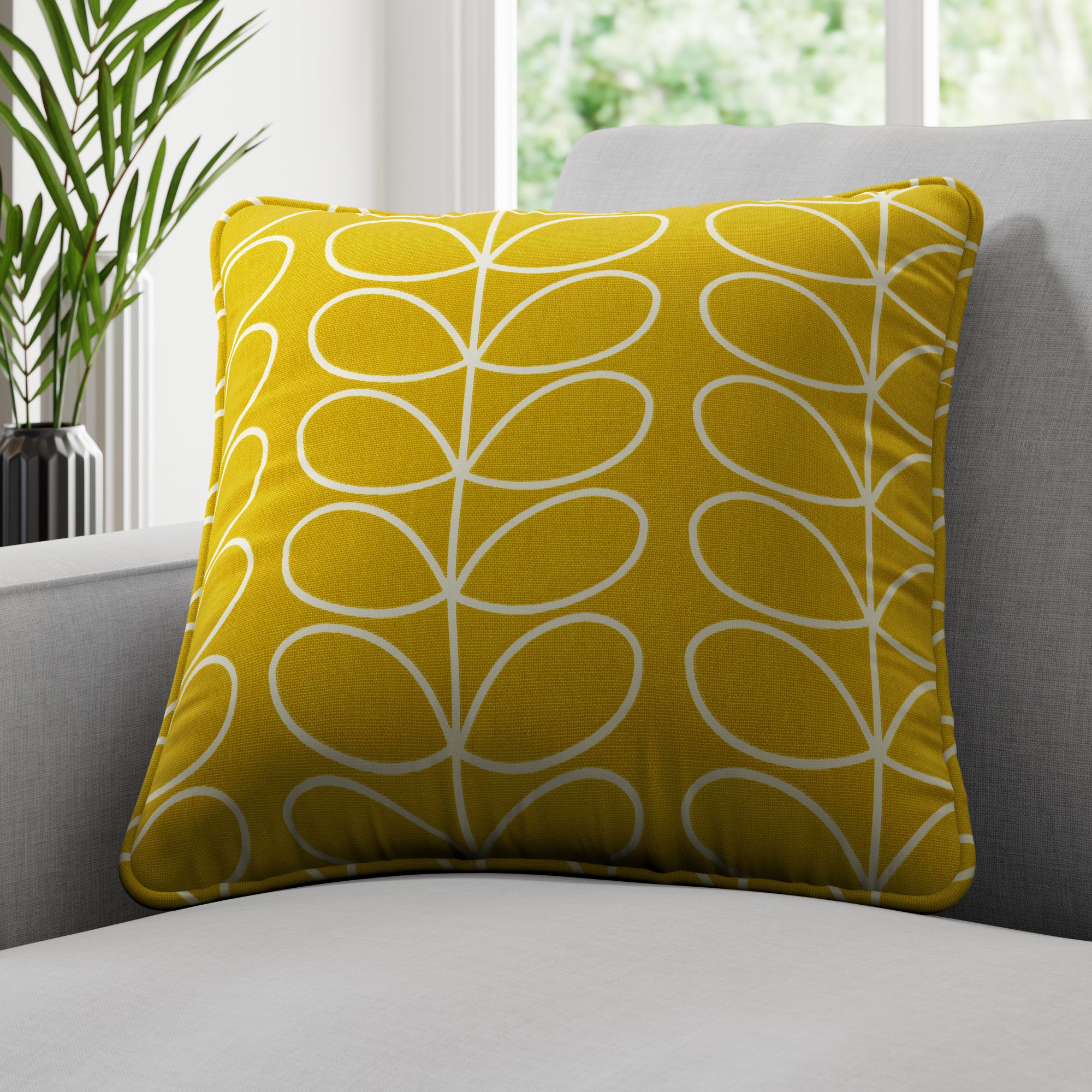 Orla Kiely Linear Stem Made to Measure Cushion Cover Orla Kiely Linear Stem Dandelion Price Comparisons | Compare The Build