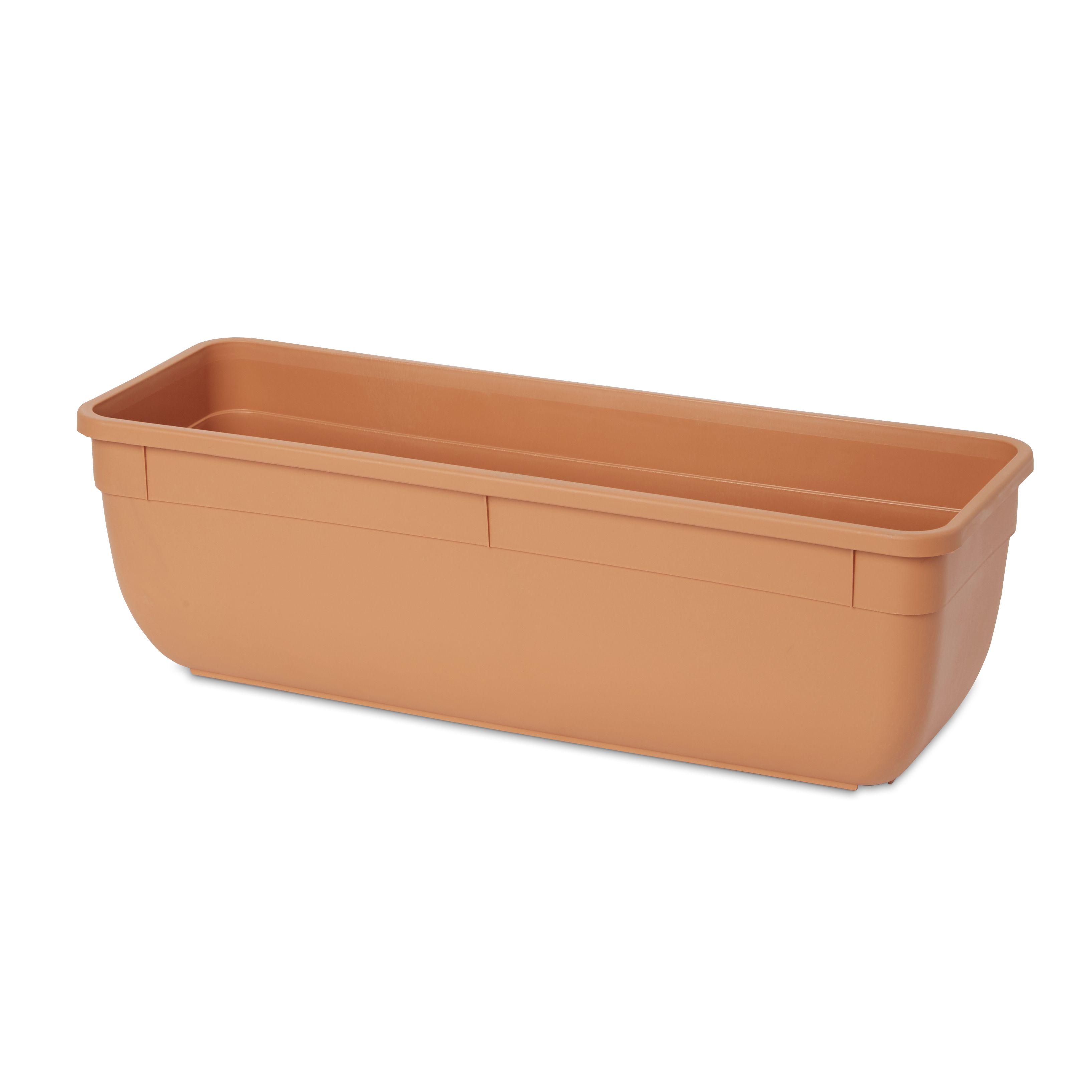 Blooma Florus Brown Plastic Bell Rectangular Trough 40Cm Price Comparisons | Compare The Build