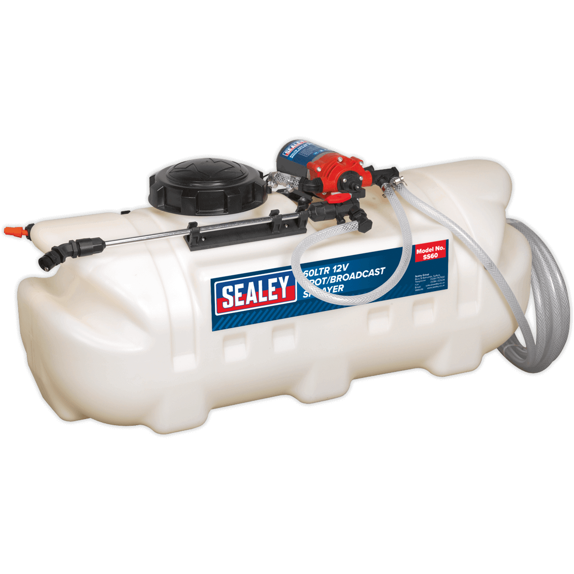 Sealey Broadcast and Spot Pressure Sprayer for ATVs 60l Price Comparisons | Compare The Build