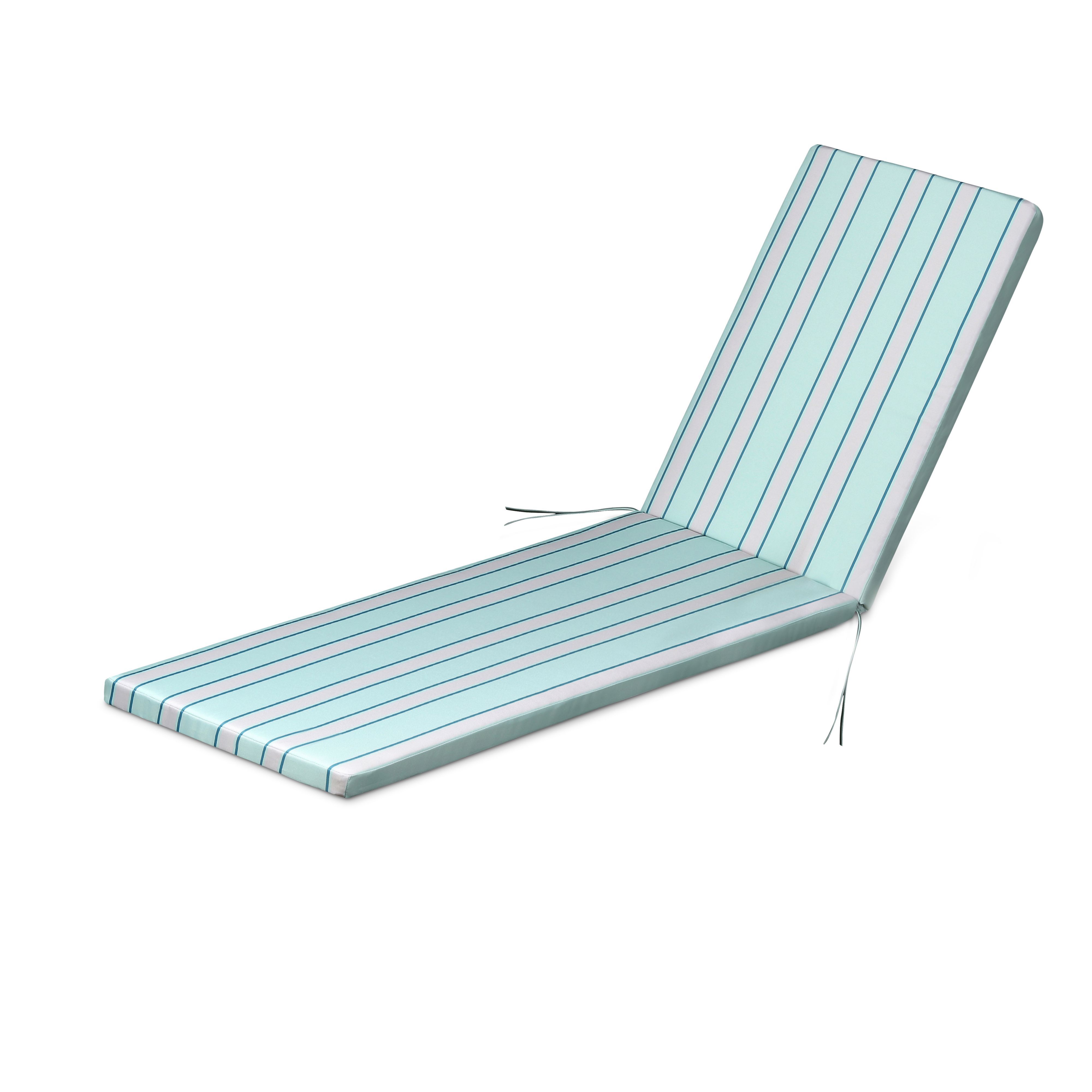 Blooma Isla Multicolour Striped Sunlounger Cushion | Compare The Build