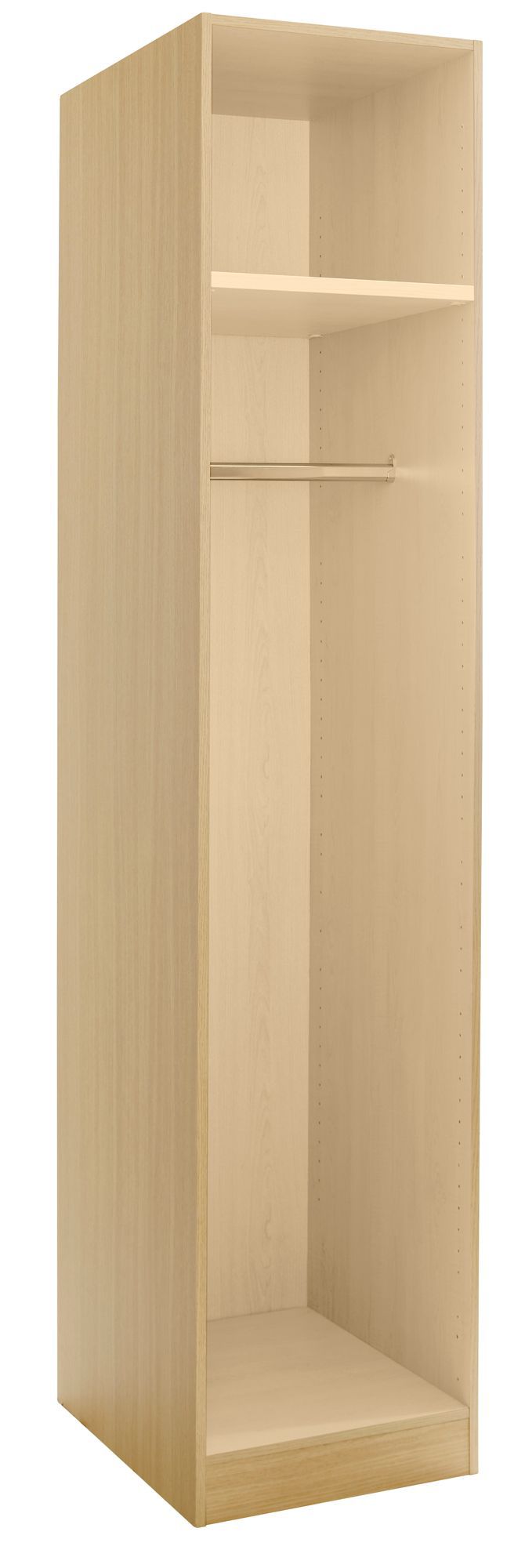 Cooke & Lewis Oak Effect Single Combi Wardrobe Carcass (H)2112mm (W)450mm Price Comparisons | Compare The Build