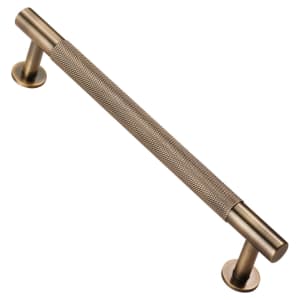 Carlisle Brass FTD700CAB Knurled Cabinet Pull Handle - 160mm - Antique Brass Price Comparisons | Compare The Build