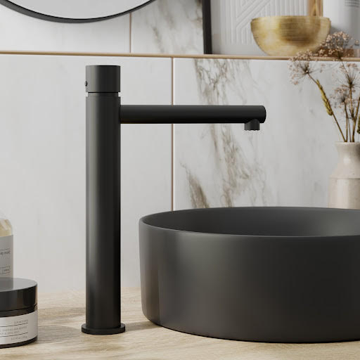 Vitusso Rimini Tall Basin Mixer Tap - Matt Black Price Comparisons | Compare The Build