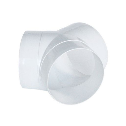 Airflow Round Rigid Equal Y Piece White 125 mm 9041556R Price Comparisons | Compare The Build