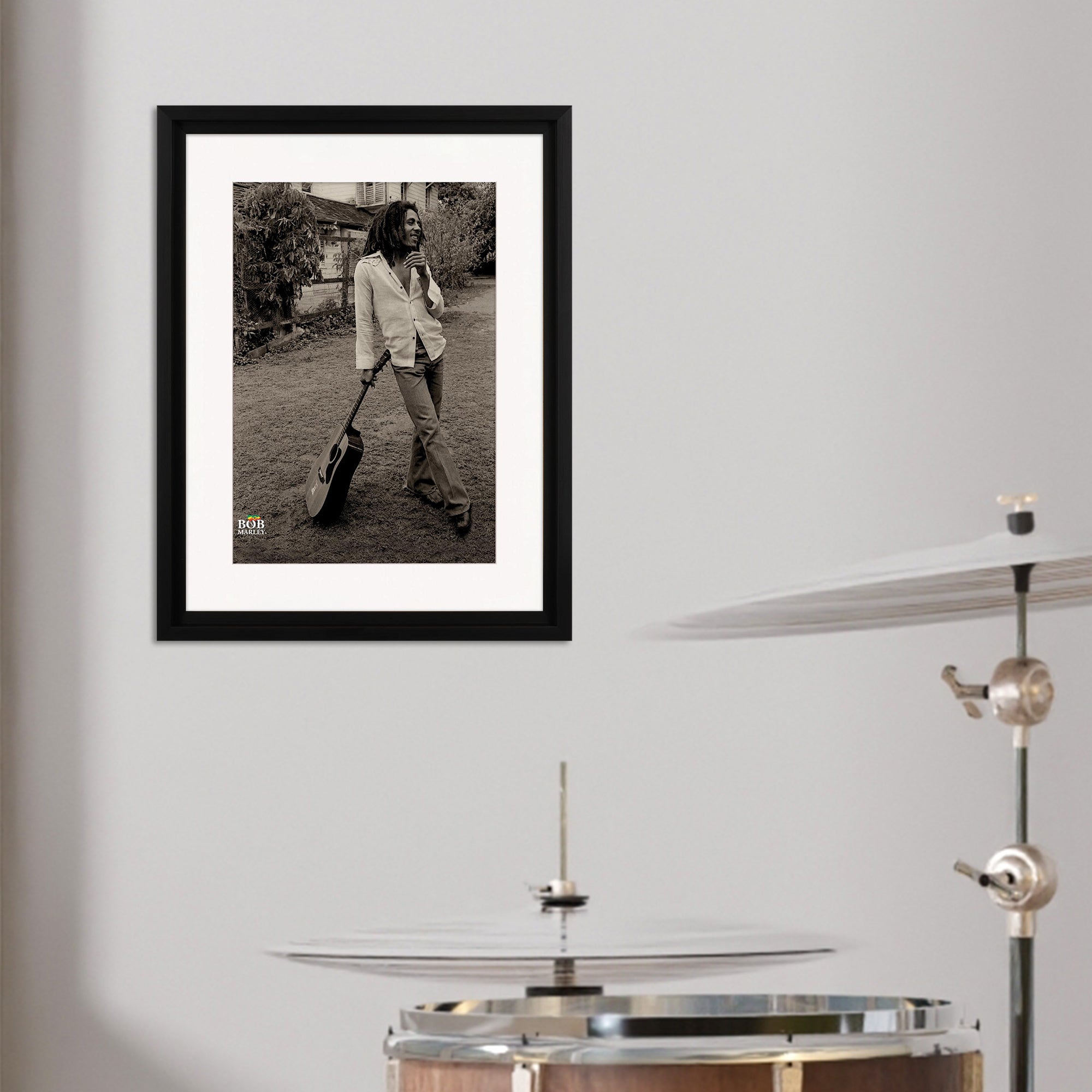 The Art Group Bob Marley Vintage Framed Print Black and white Price Comparisons | Compare The Build