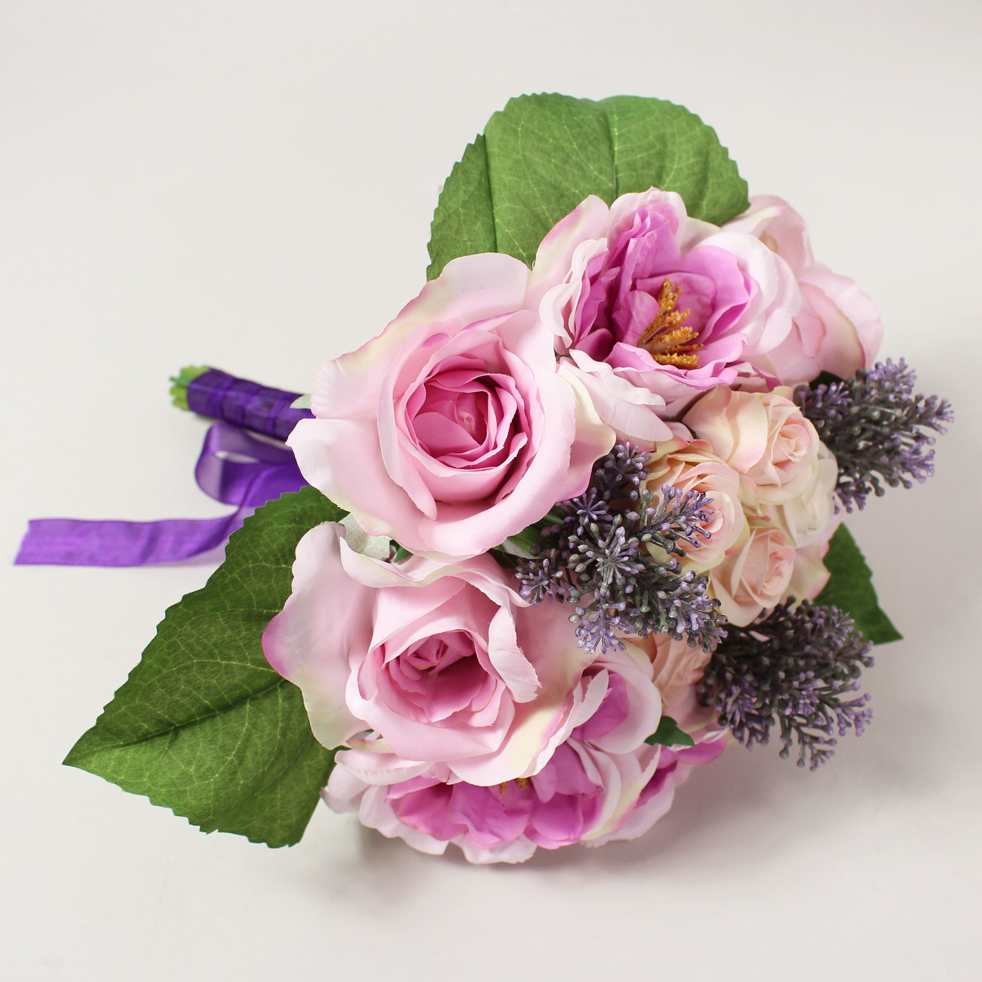 Artificial Rose Peony Bouquet Pink/Cream Pink/Green Price Comparisons | Compare The Build