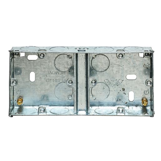 Appleby 2 x 1 Gang Dual Flush Metal Back Box 25 mm SB676 Price Comparisons | Compare The Build