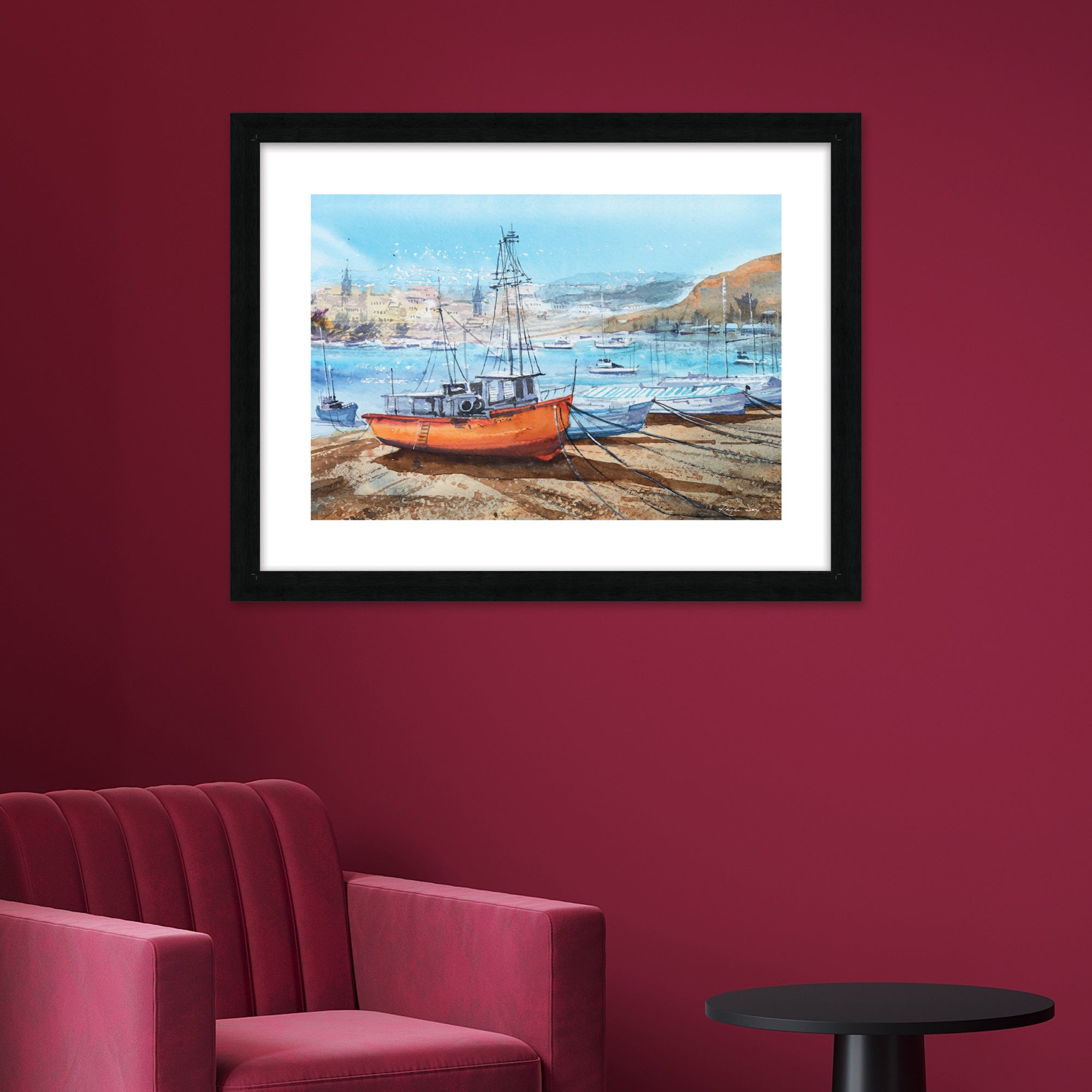 The Art Group St Mary's Isles Of Scilly Framed Print MultiColoured Price Comparisons | Compare The Build