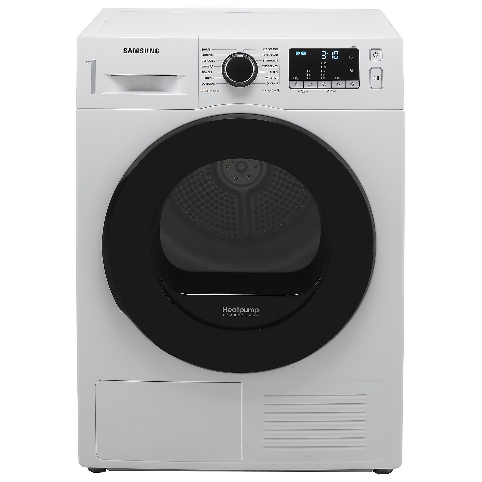 Samsung Series 5 OptimalDry™ DV80TA020AE 8Kg Heat Pump Tumble Dryer - White Price Comparisons | Compare The Build