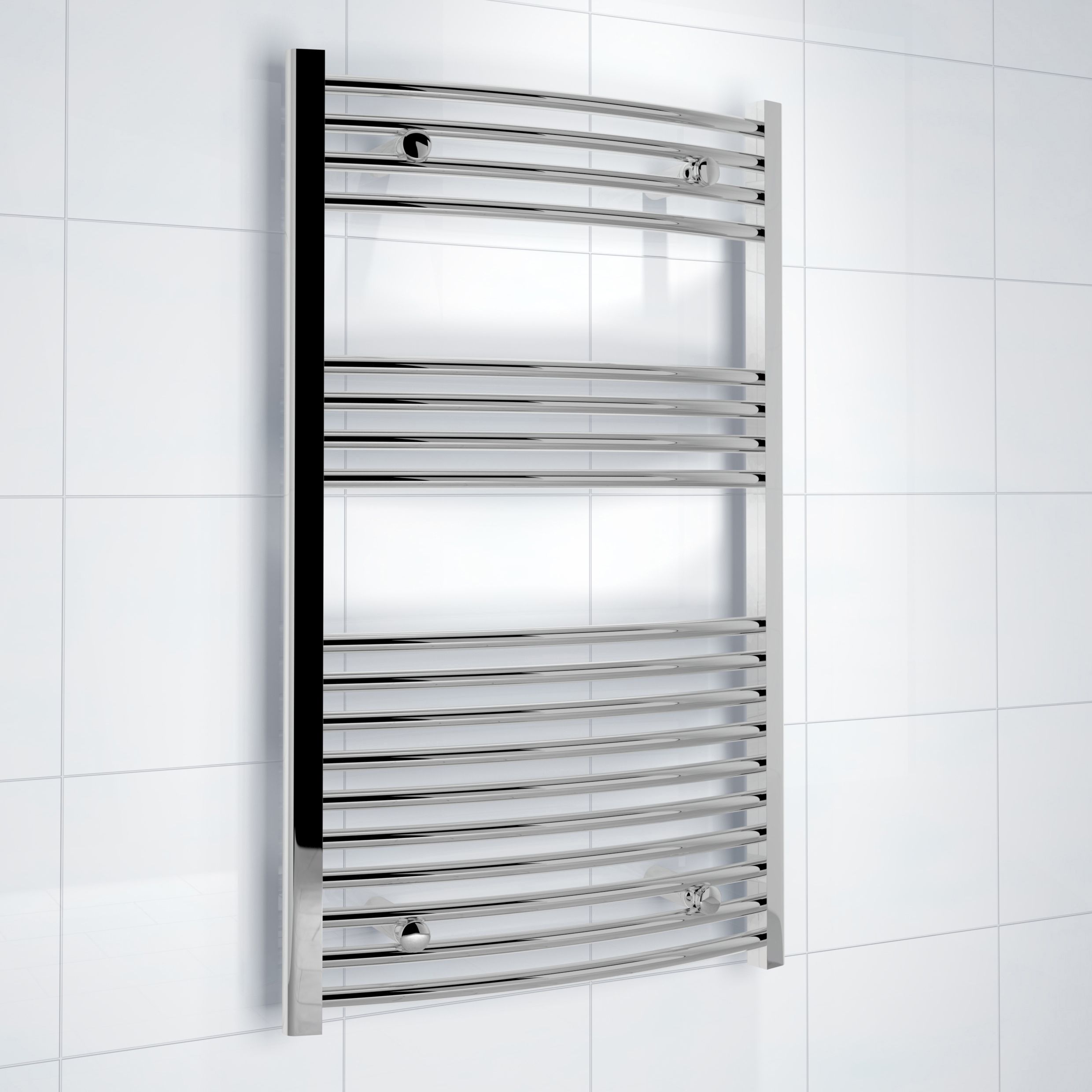 Kudox 304W Silver Towel Heater (H)1000mm (W)600mm Price Comparisons | Compare The Build