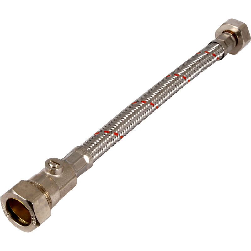 Flexible Tap Connector With Valve (L)300mm Price Comparisons | Compare The Build