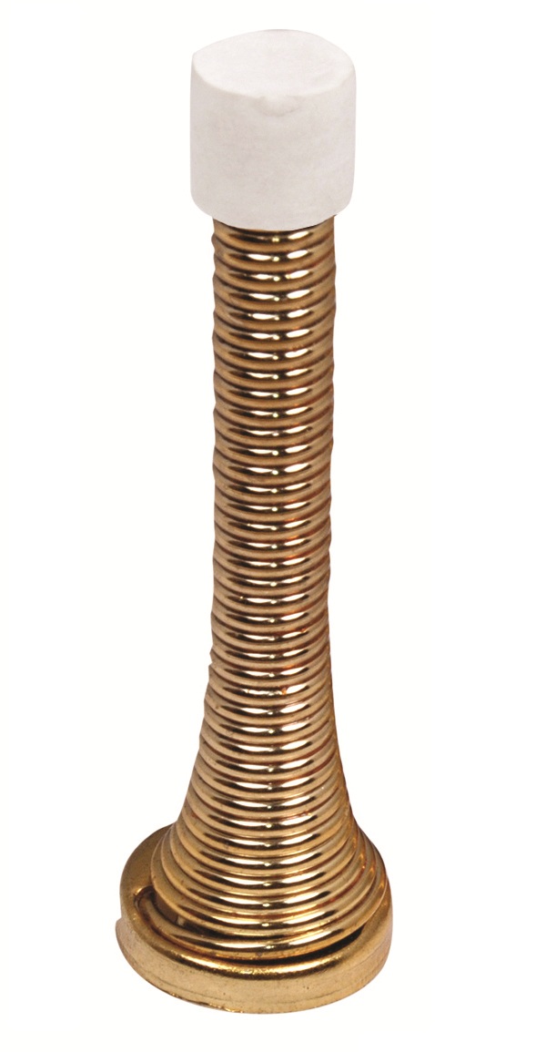 4TRADE Spring Door Stop Electro Brass 2 Pack Price Comparisons | Compare The Build