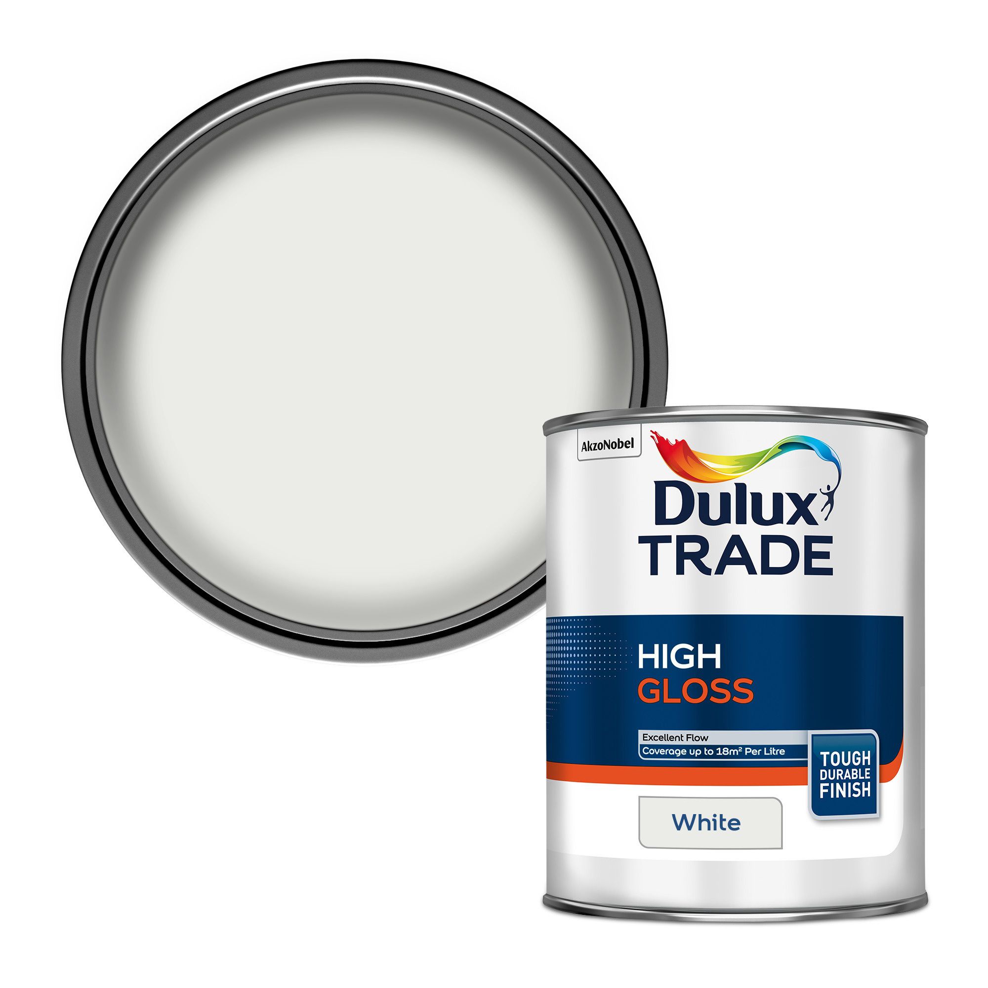 Dulux Trade High Gloss Paint 1L White Price Comparisons | Compare The Build