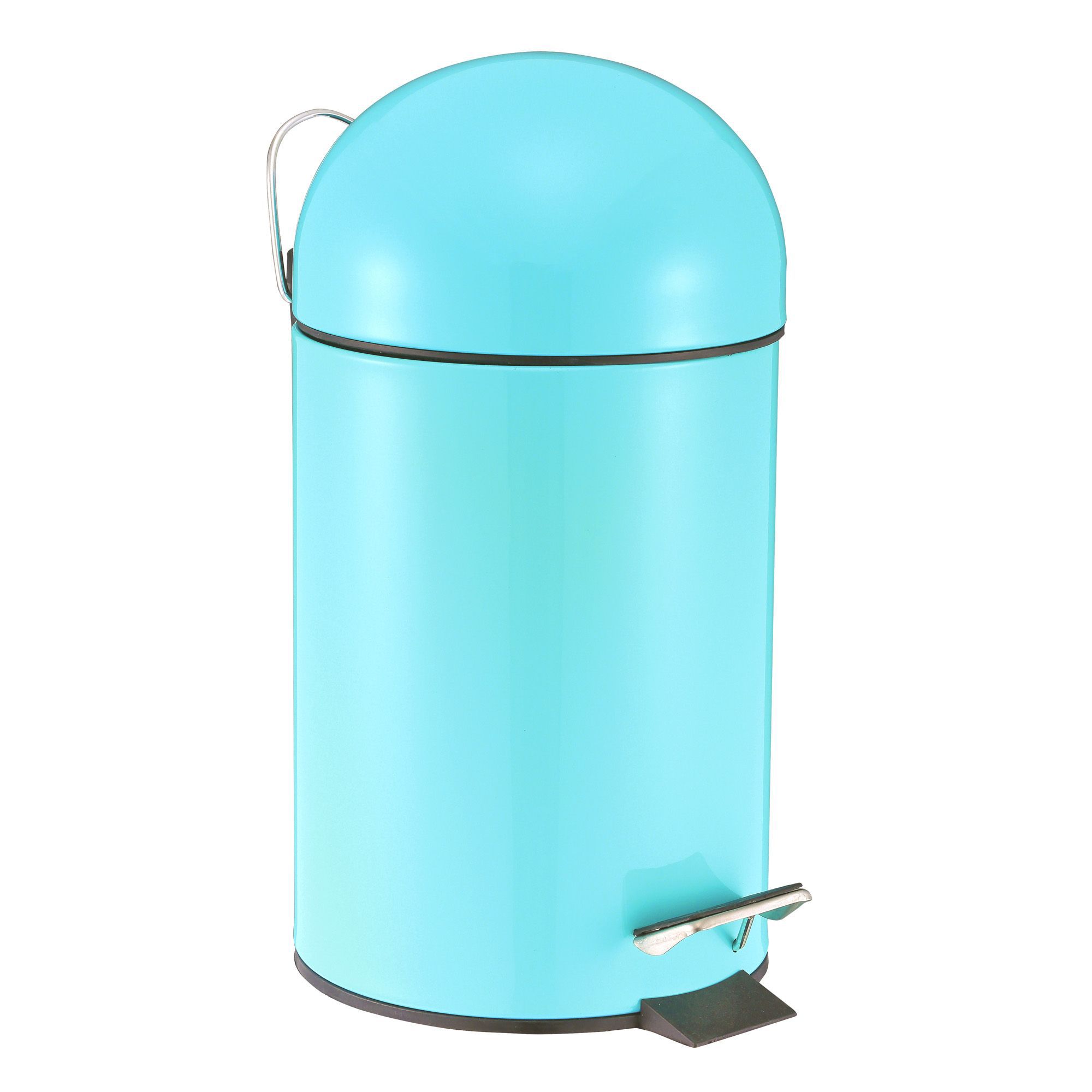 Cooke & Lewis Arina Powder Coated Blue Iron Circular Pedal Bin, 3L Price Comparisons | Compare The Build