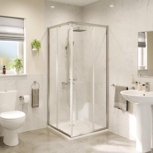 Hydrolux 4mm Corner Entry Shower Enclosure 760mm Price Comparisons | Compare The Build