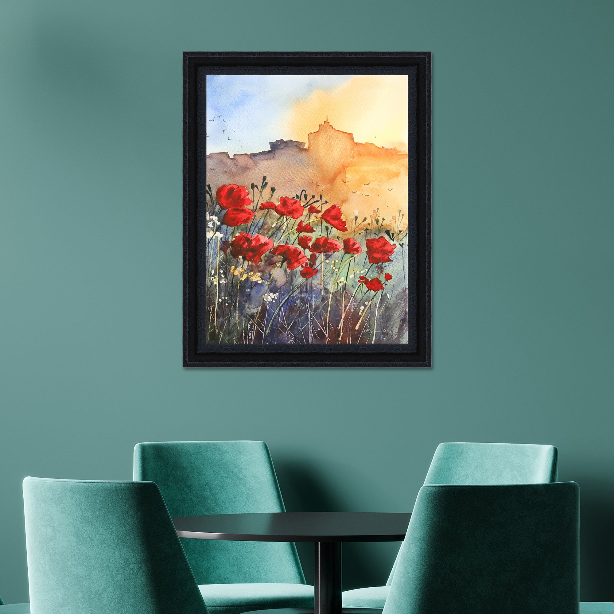 The Art Group Poppies Framed Print MultiColoured | Compare The Build