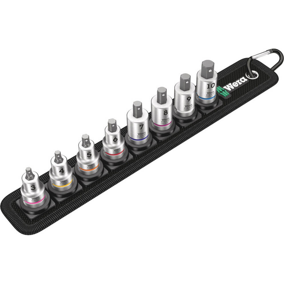 Wera 9 Piece 3/8 Drive Zyklop 2 In-Hex HF Bit Socket Set 3/8" Price Comparisons | Compare The Build