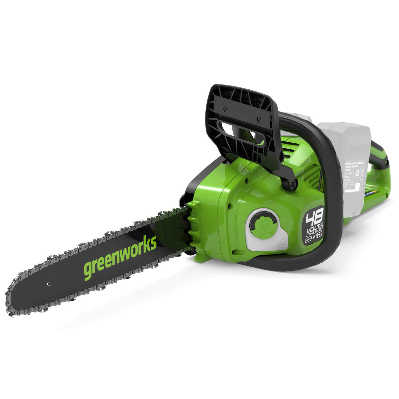 Greenworks GD24X2CS36 48v Cordless Chainsaw 360mm No Batteries No Charger Price Comparisons | Compare The Build