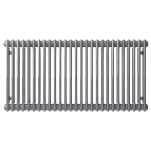 Henrad 4 Column Concept Designer Radiator - Slate Grey 600 x 624 mm Price Comparisons | Compare The Build