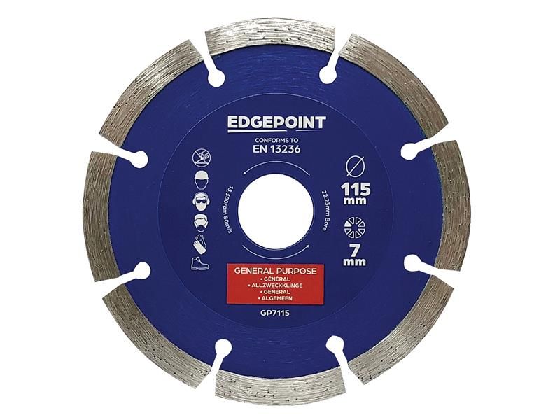 EdgePoint EDGDBGP7115 GP7115 General-Purpose Diamond Blade 115mm Price Comparisons | Compare The Build