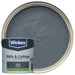 Wickes Vinyl Silk Emulsion Paint - Urban Nights No.240 - 2.5L Price Comparisons | Compare The Build