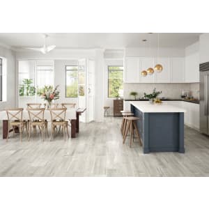 Wickes Maine Grey Wood Effect Porcelain Wall & Floor Tile - 225 x 900mm | Compare The Build