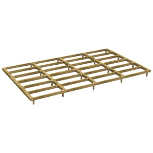 Power Sheds 16 x 10ft Pressure Treated Garden Building Base Kit Price Comparisons | Compare The Build