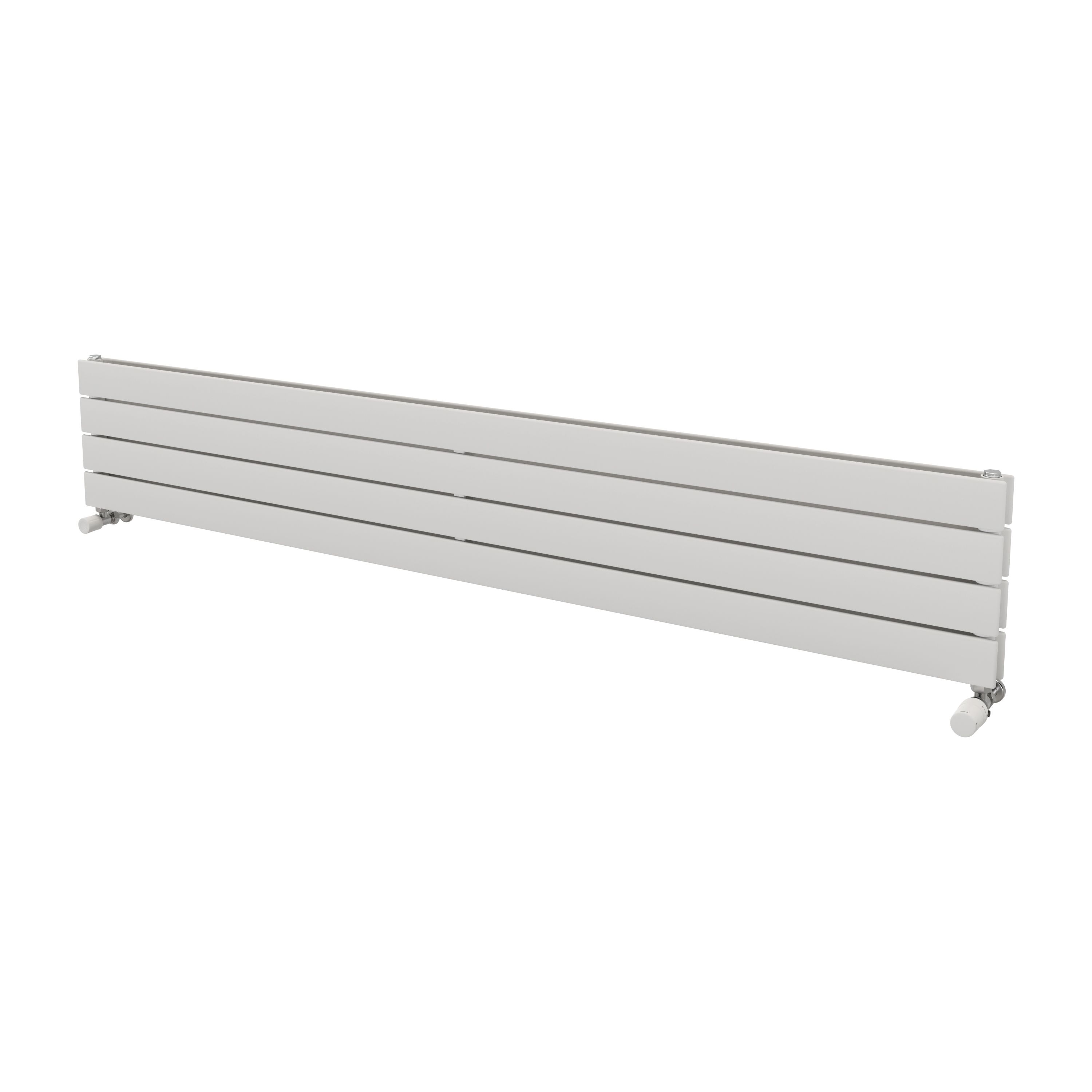 Ximax Vertirad Duplex Satin White Horizontal Designer Panel Radiator, (W)1800mm X (H)295mm Price Comparisons | Compare The Build