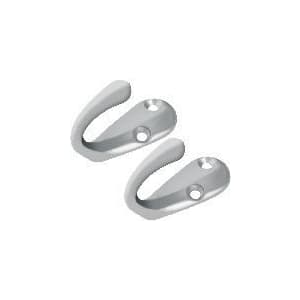 Wickes Satin Nickel One Prong Hook - Pack of 2 Price Comparisons | Compare The Build