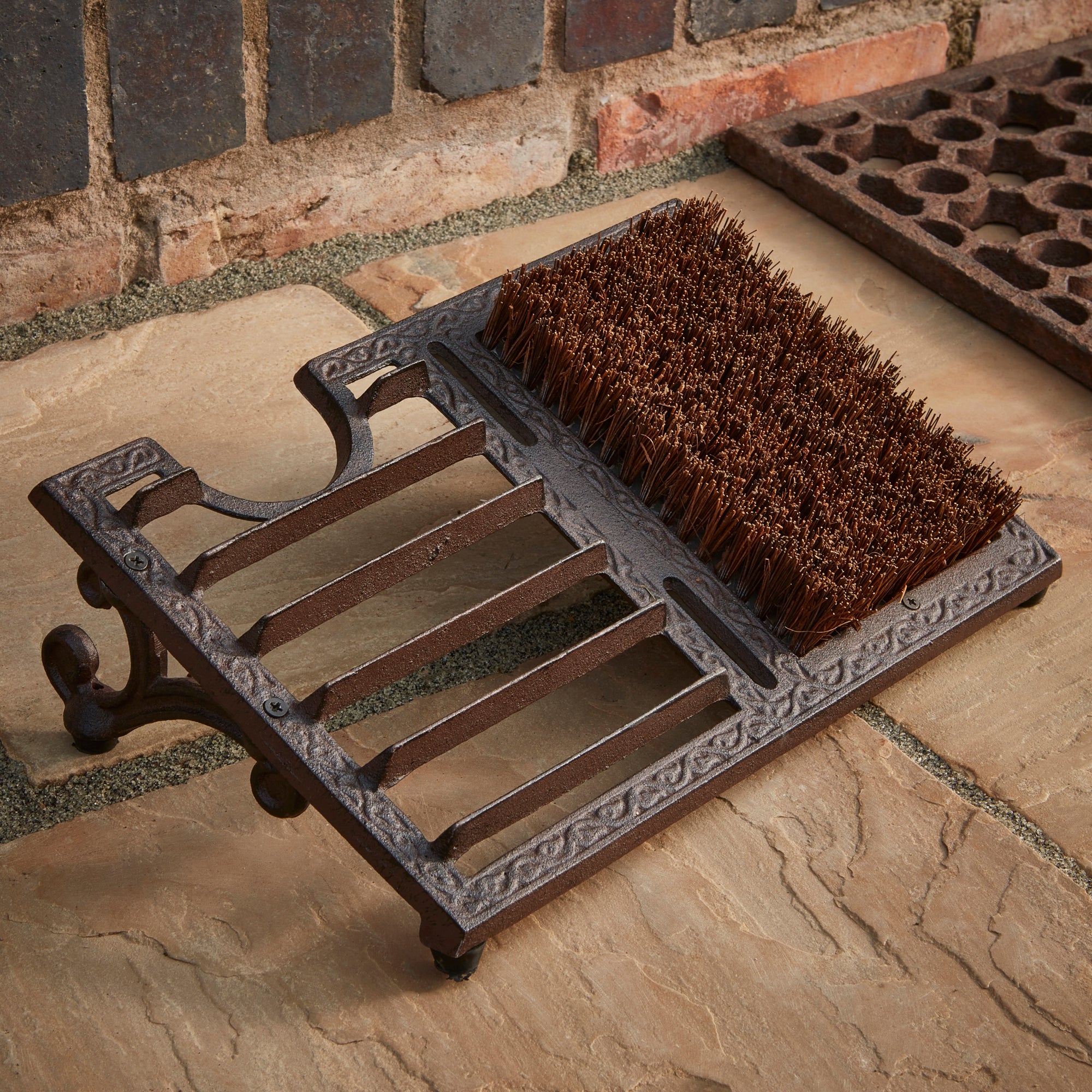 Cast Metal Outdoor Boot Brush Brown Price Comparisons | Compare The Build