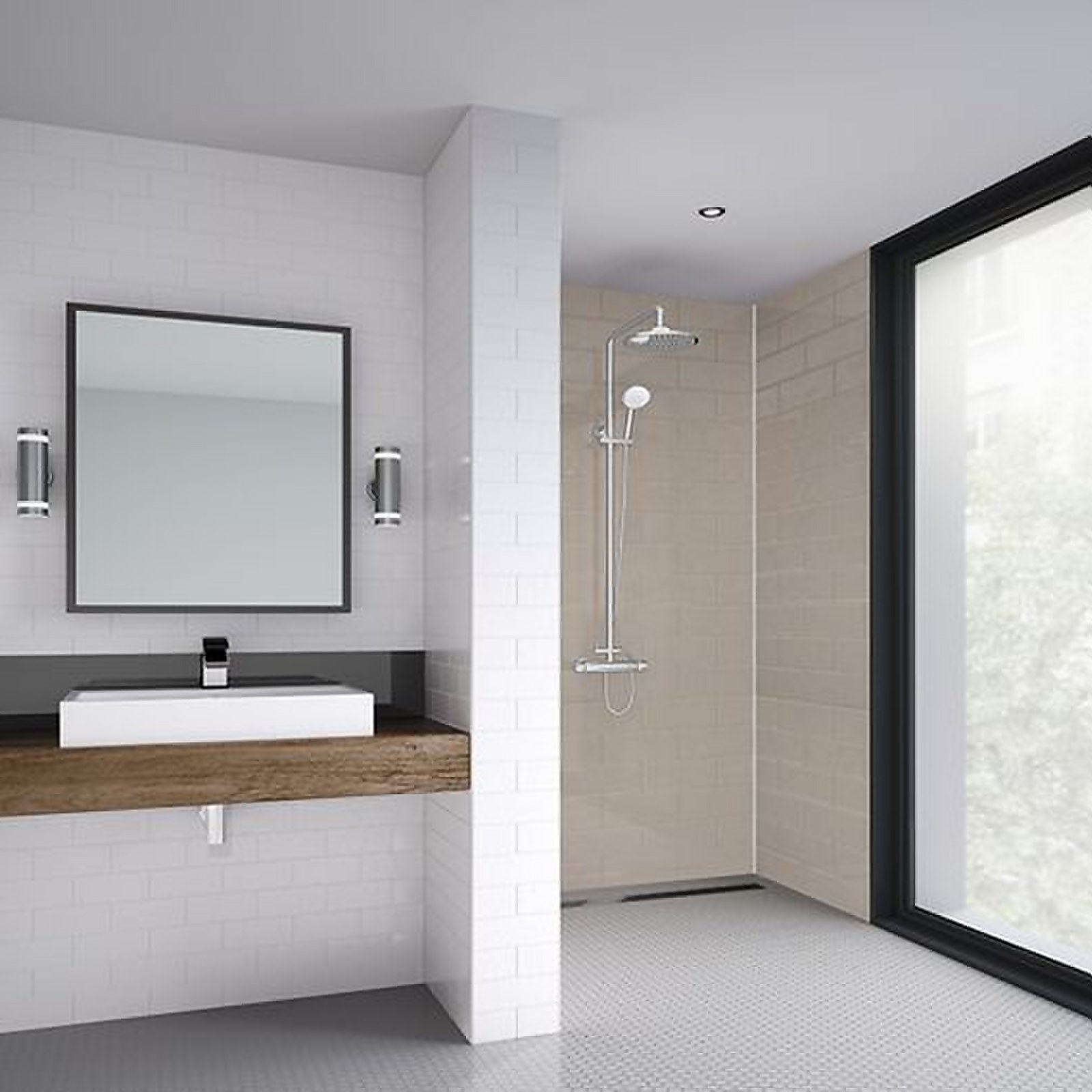 Wetwall Coffee - 1220mm - Shower Panel - Composite Price Comparisons | Compare The Build