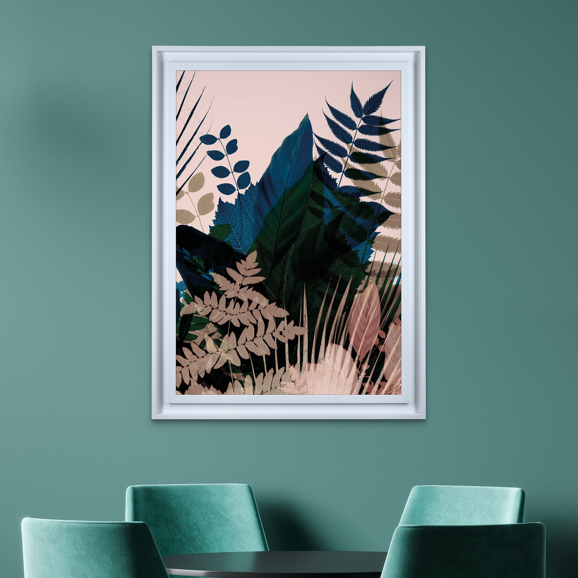 The Art Group Blue Jungle II Framed Print MultiColoured Price Comparisons | Compare The Build