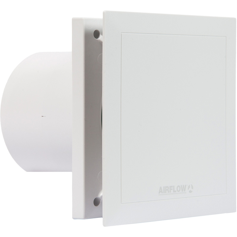 Airflow QuietAir Extractor Fan 100mm Humidistat/Timer in White ABS Price Comparisons | Compare The Build