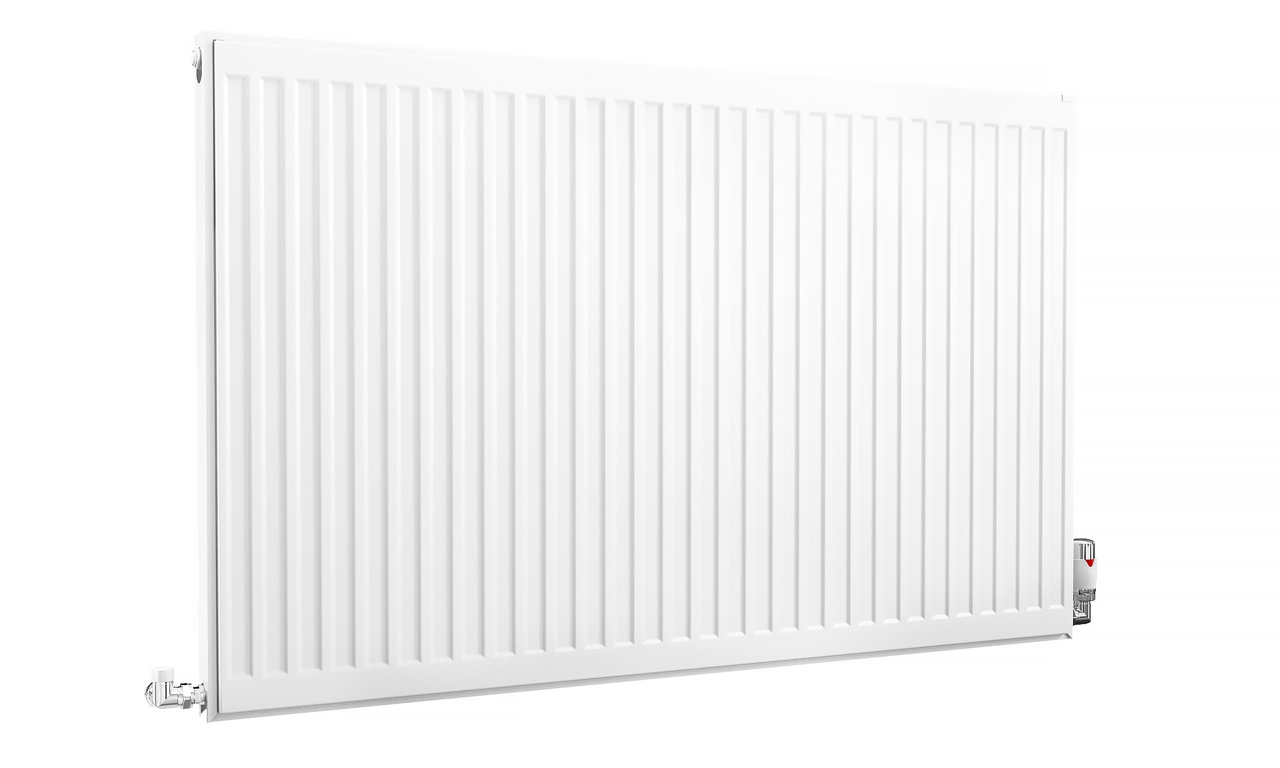 Kartell K-Rad Compact Horizontal Radiator, White, 750mm x 1200mm - Single Panel, Single Convector Price Comparisons | Compare The Build