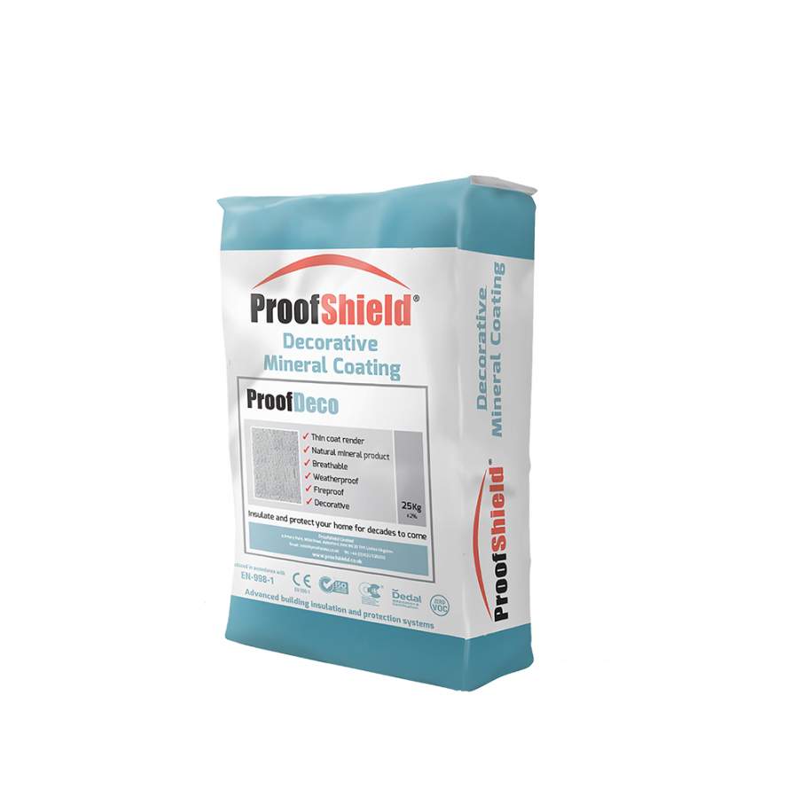 ProofDeco Silicon Enhanced Mineral Render - 25kg ProofShield DECO-UNI | Compare The Build