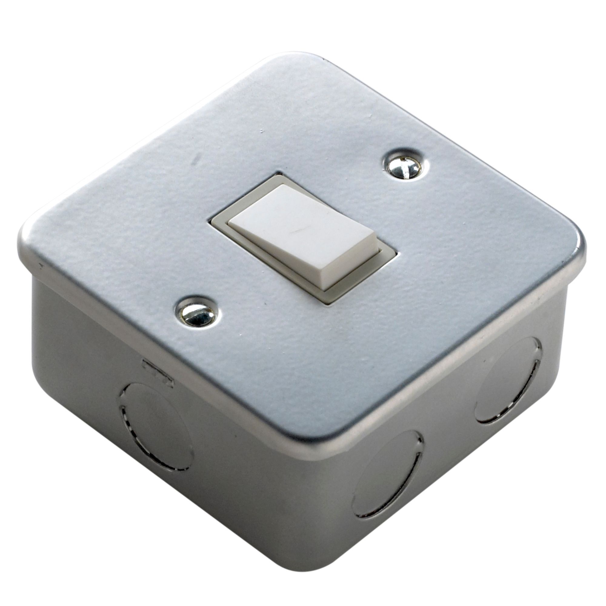 Marbo 6A 2 Way Silver Effect Single Switch Price Comparisons | Compare The Build