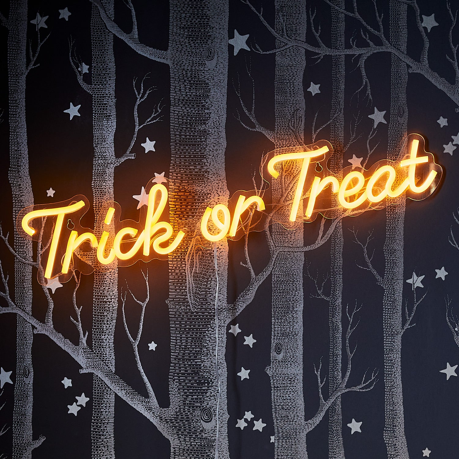 Trick Or Treat Halloween Neon Wall Light Price Comparisons | Compare The Build