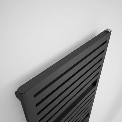 Terma Salisbury Metallic Black Towel Warmer (W)540mm X (H)1635mm Price Comparisons | Compare The Build