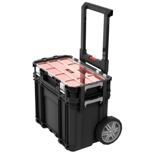 Keter Connect Tool Storage Mobile Cart with Organiser Price Comparisons | Compare The Build