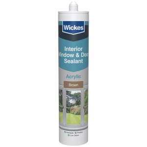 Wickes Brown Interior Window & Door Acrylic Sealant - 300ml Price Comparisons | Compare The Build