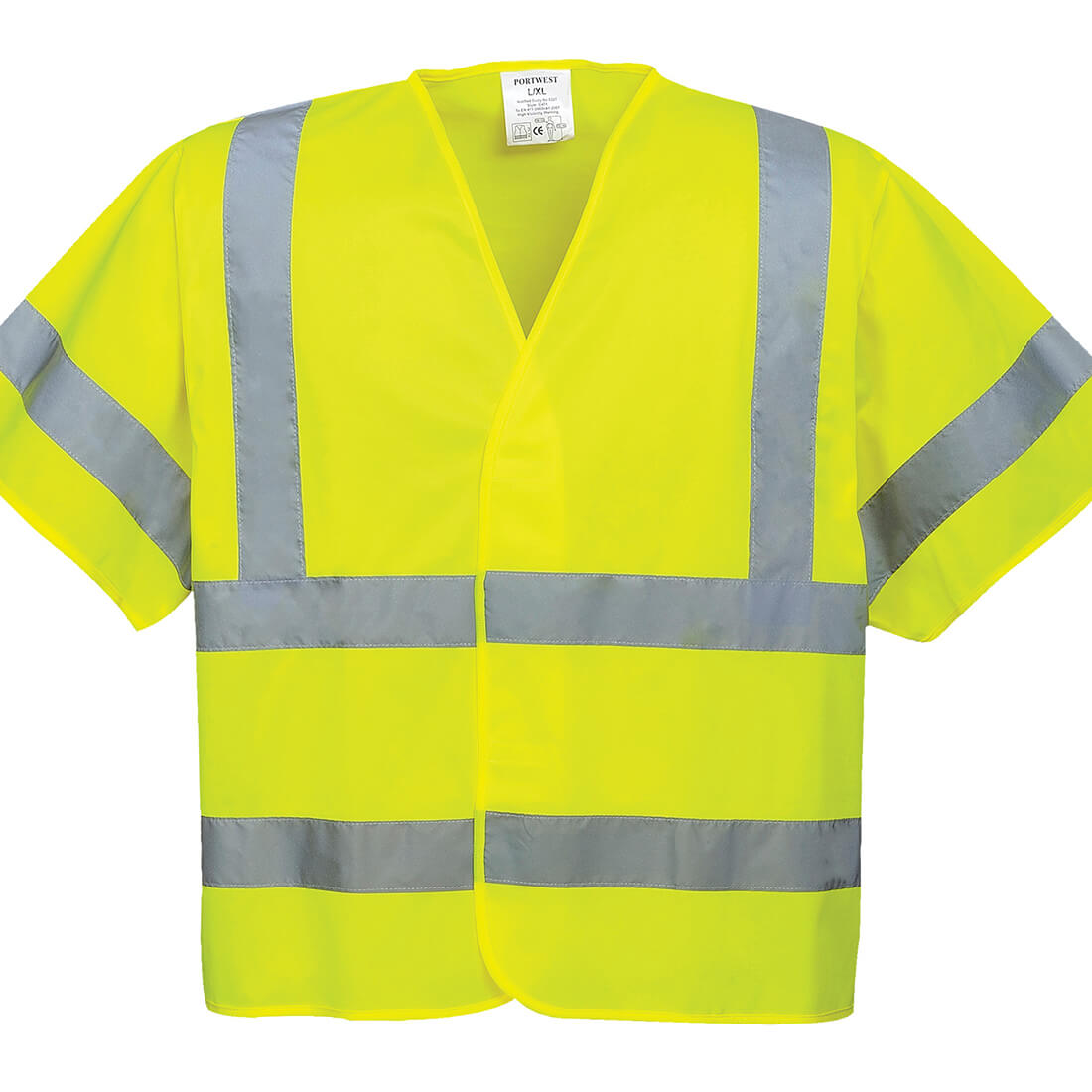 Portwest Short Sleeved Hi Vis Waistcoat Yellow 2XL / 3XL Price Comparisons | Compare The Build