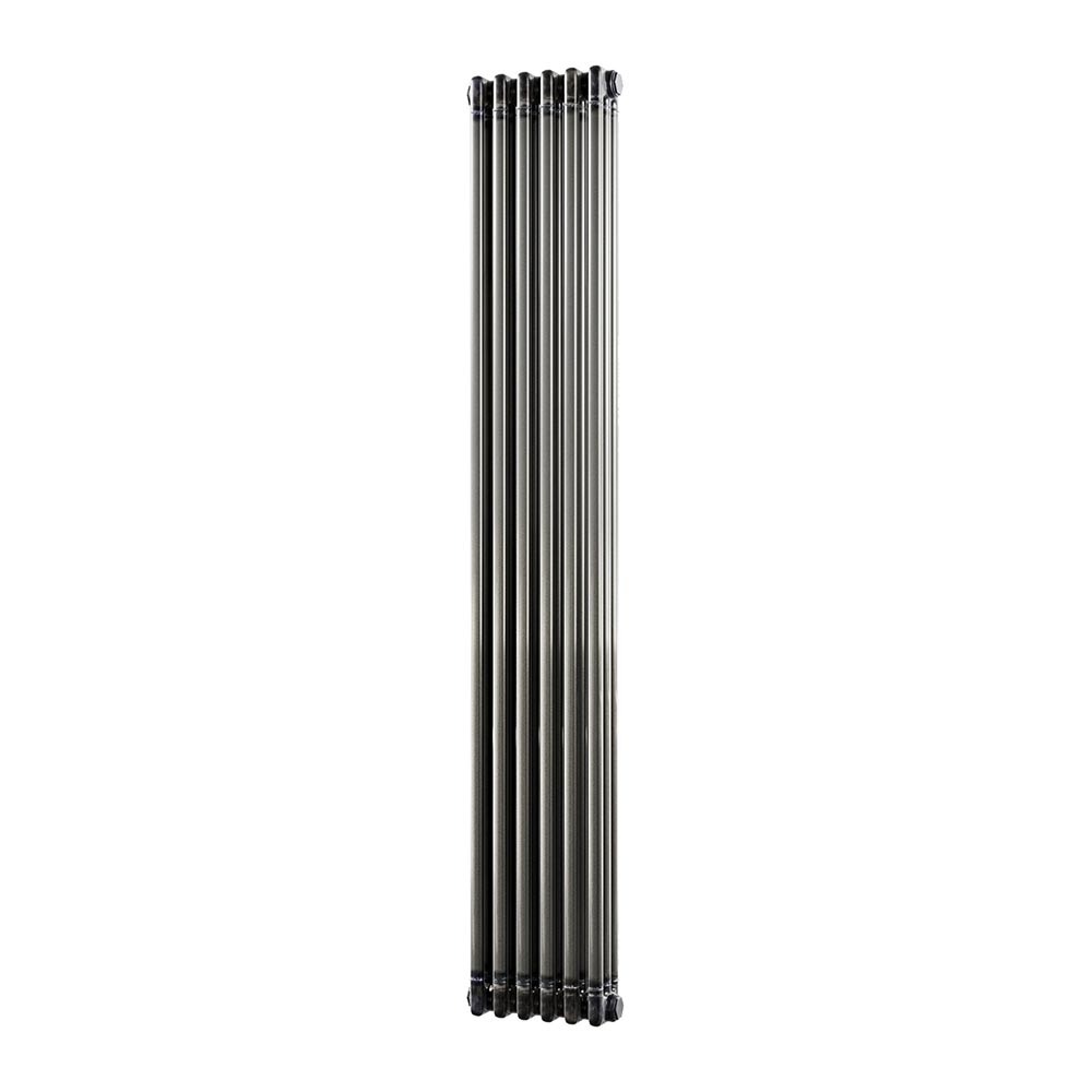 Trade Direct 3 Column Vertical Radiator, Raw Metal, 1800mm x 287mm | Compare The Build