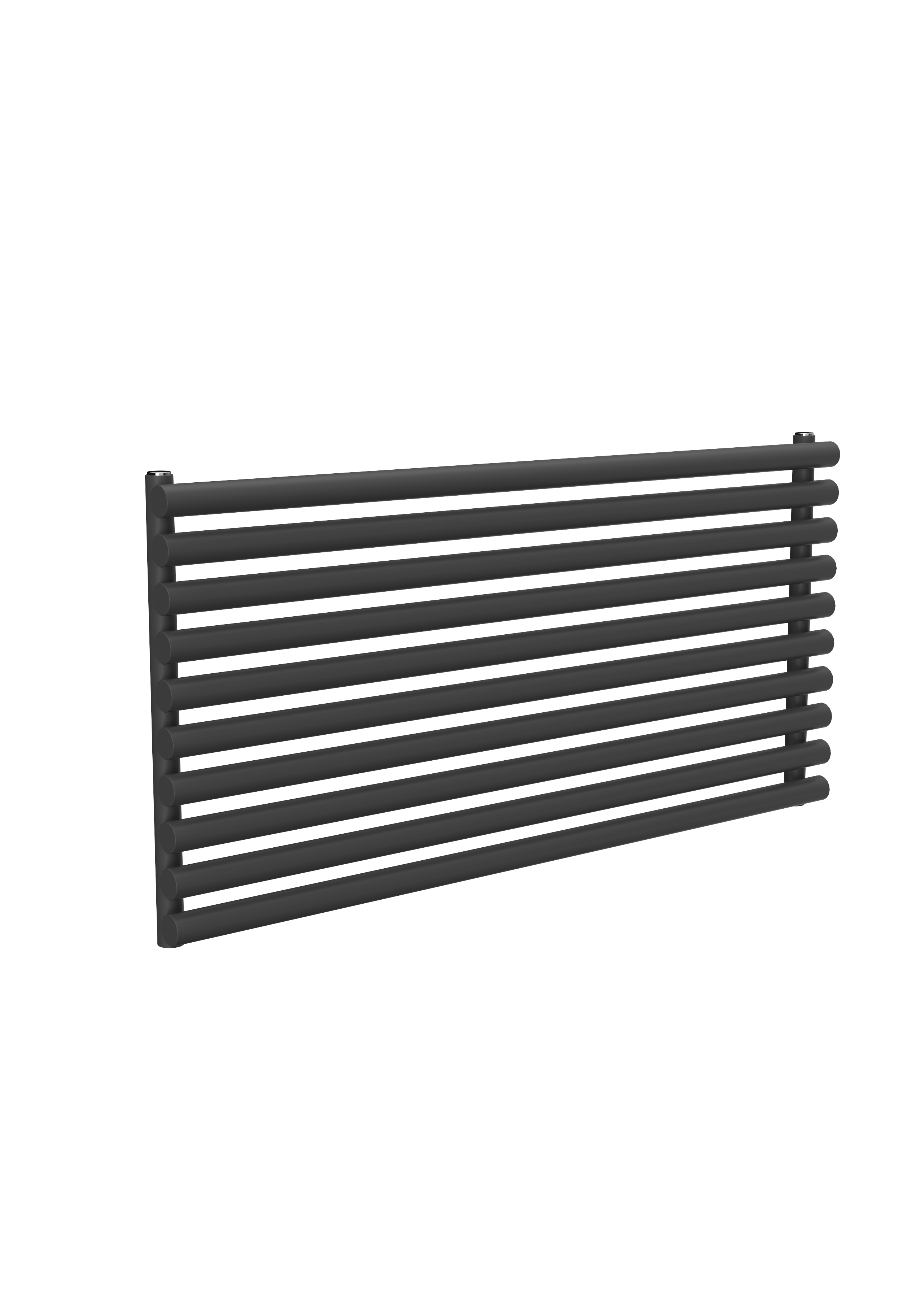 Reina Roda Horizontal Designer Radiator, Anthracite, 590mm x 1200mm Price Comparisons | Compare The Build