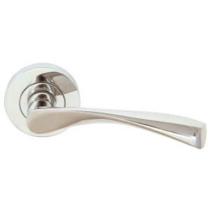 Eden Chrome Round Rose Door Handle - 1 Pair Price Comparisons | Compare The Build