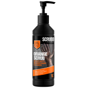 SCRUBB Orange Scrub Heavy Duty Beaded Hand Cleaner - 1L | Compare The Build