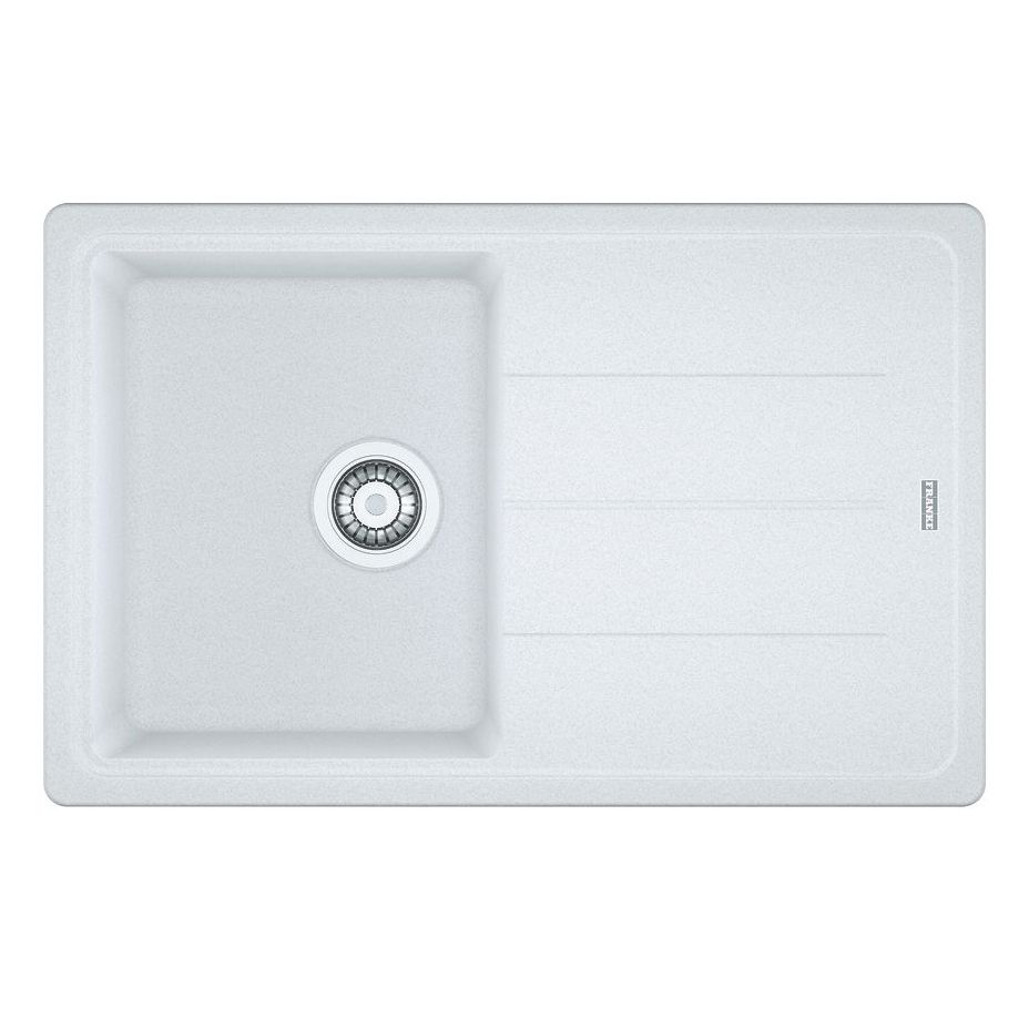 Franke Polar White Fragranite 1 Bowl Sink (W)780mm | Compare The Build