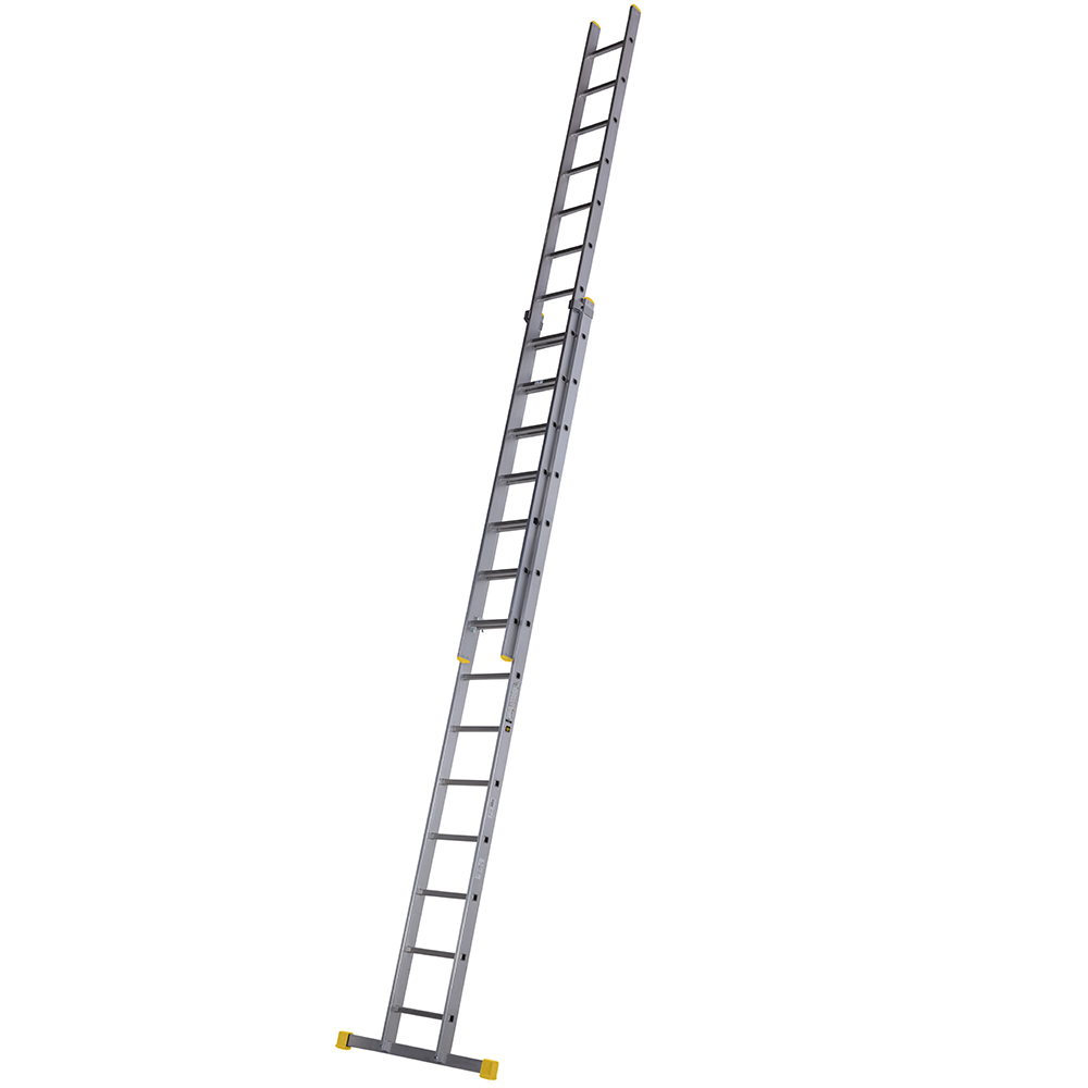 Werner 57711420 Square Rung Double Extension Ladder 4.13m Price Comparisons | Compare The Build